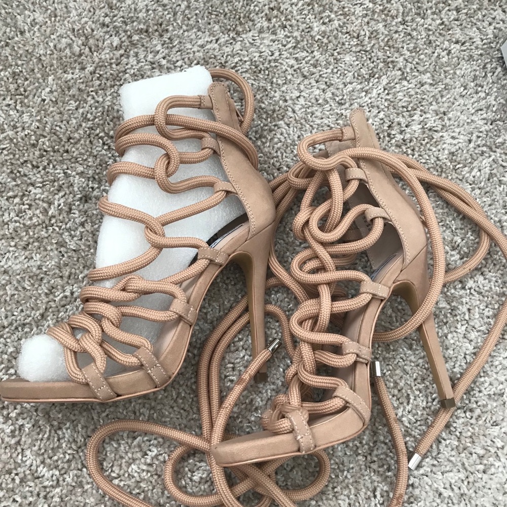 Steve Madden tie up heels 7